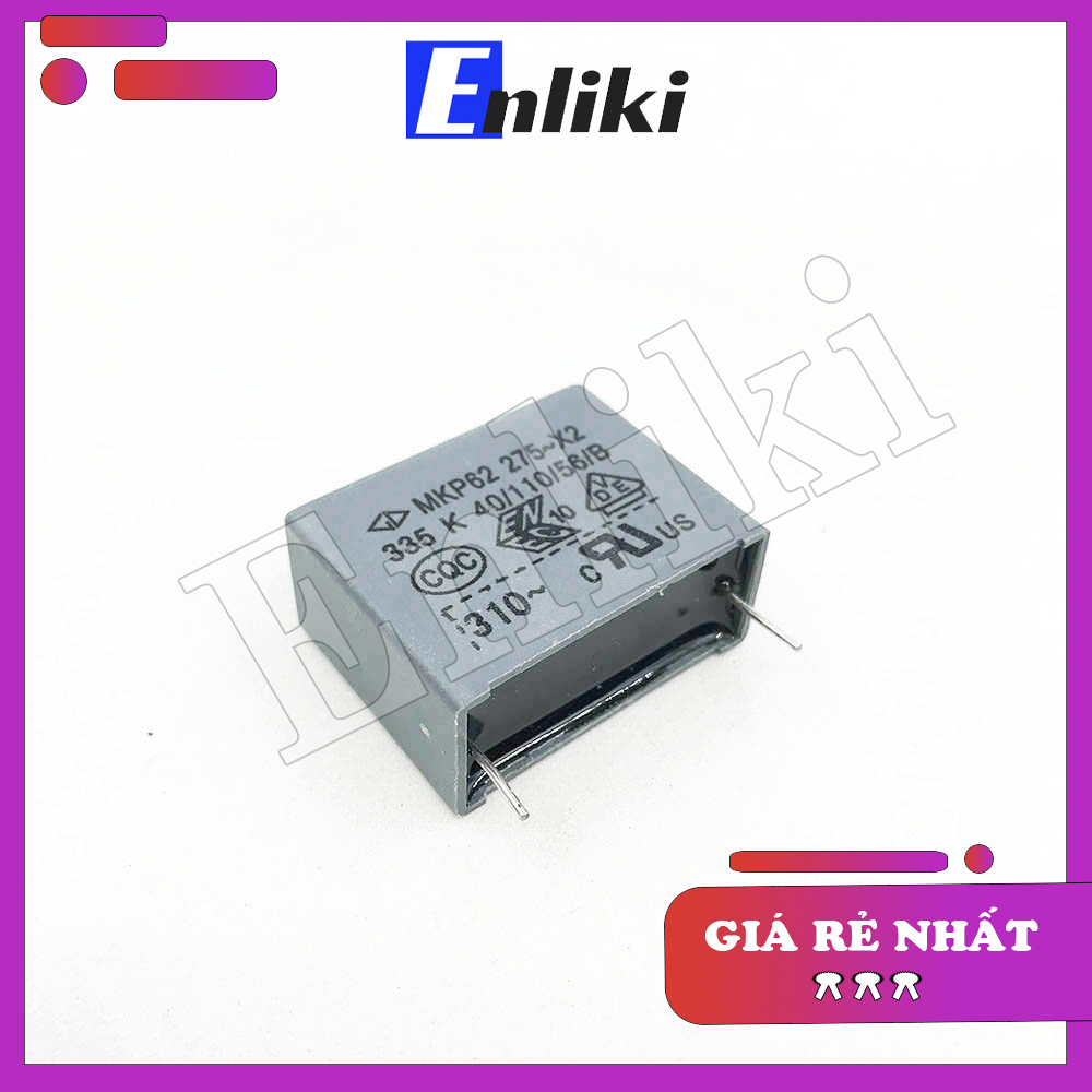 Tụ 3.3uf mkp62 275v 26mm 335k