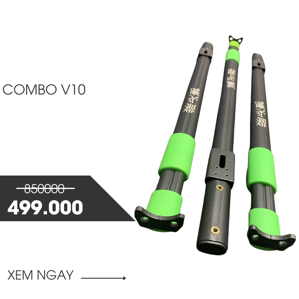Combo gậy vip 10 tặng kèm full phụ kiện