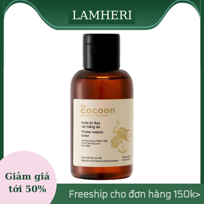 Nước bí đao cân bằng da cocoon 140ml