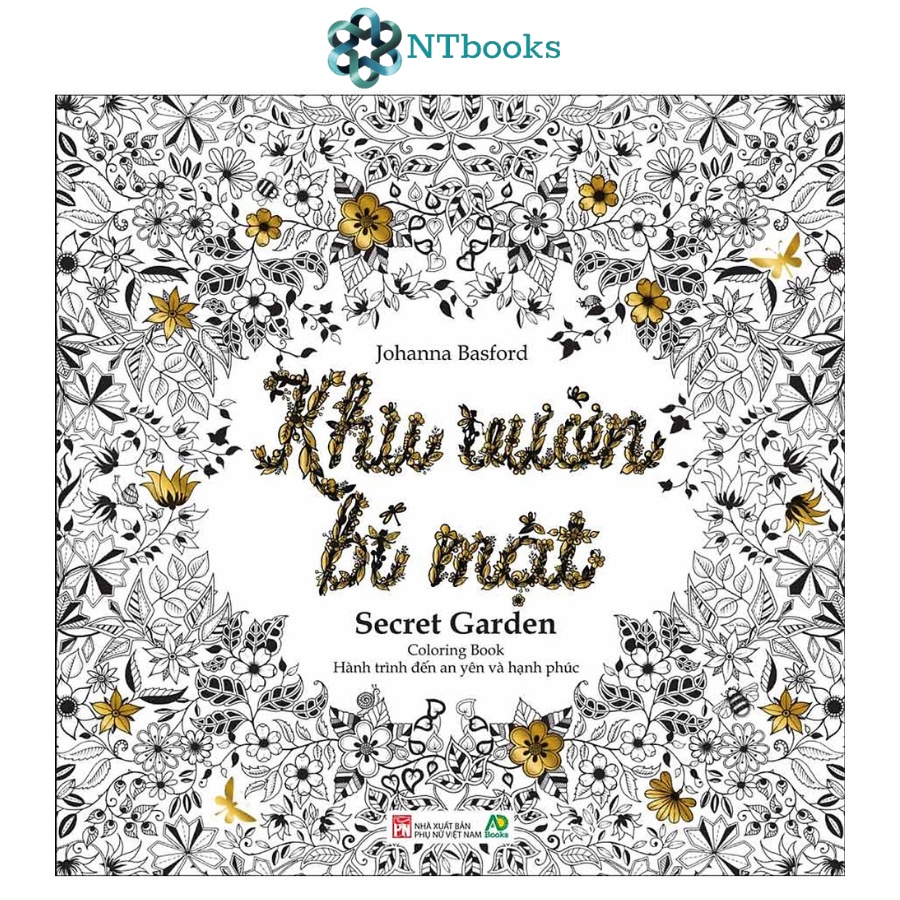 Sách khu vườn bí mật - coloring book - ntbooks
