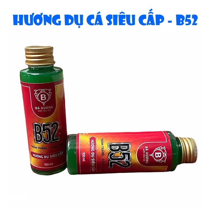 Hương dụ cá siêu cấp B52 Bá Vương - Chuyên câu cá trắm, chép, trôi - mồi câu đơn, câu đài