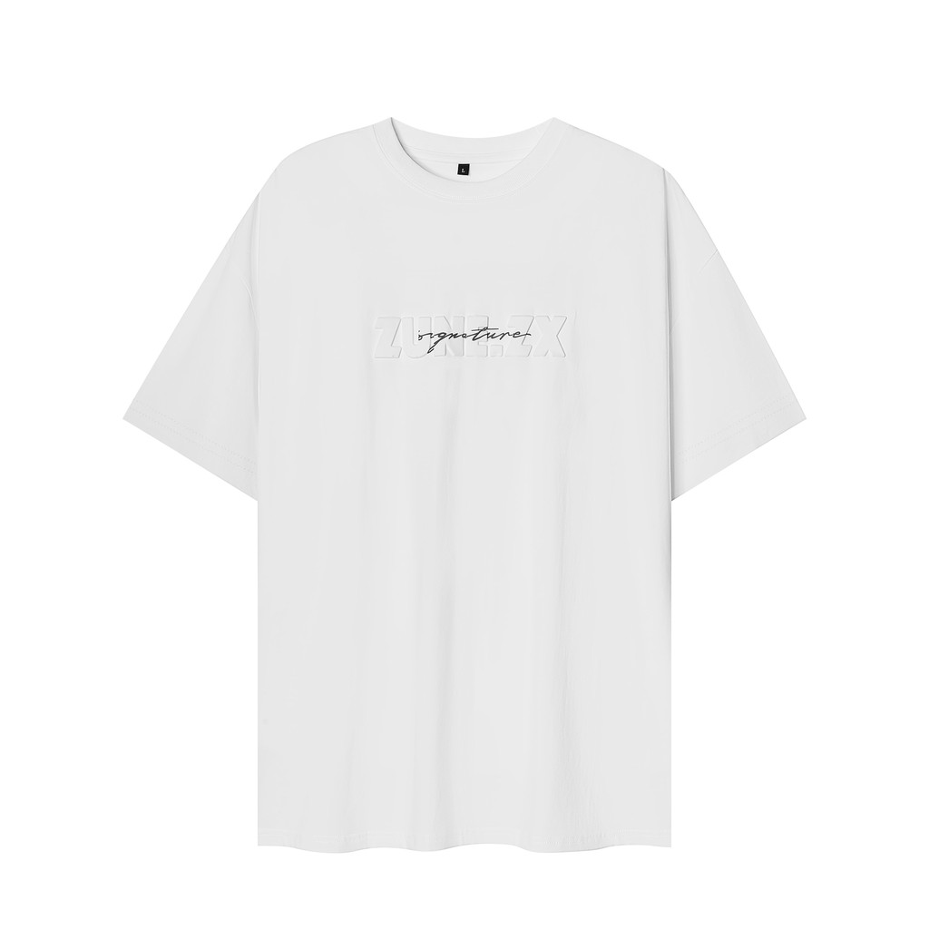 Áo phông tay ngắn premium signature tee - zunezx