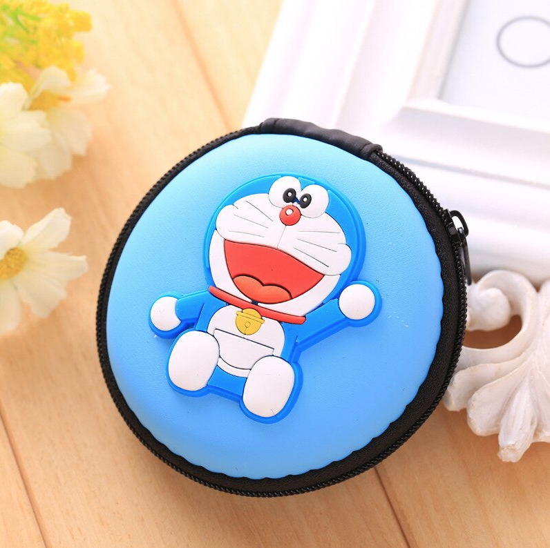 [HCM]Bóp đựng tai nghe cáp sạc hình thú Chất liệu silicon chống nước Thiết kế trẻ trung màu sắc trẻ trung