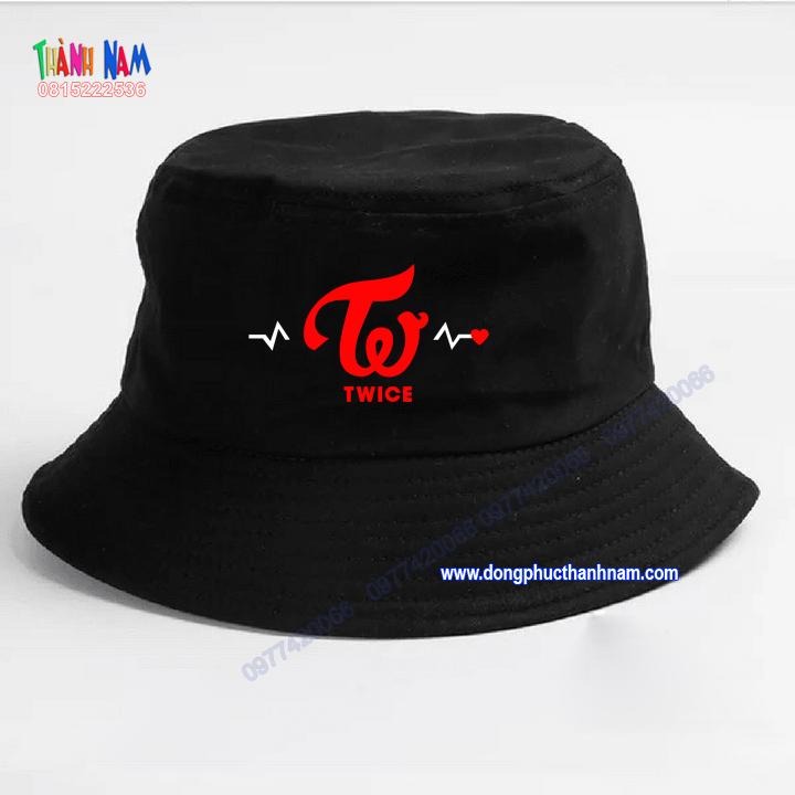 Nón bucket twice, mũ bucket twice, nón rộng vành twice, mũ fan twice