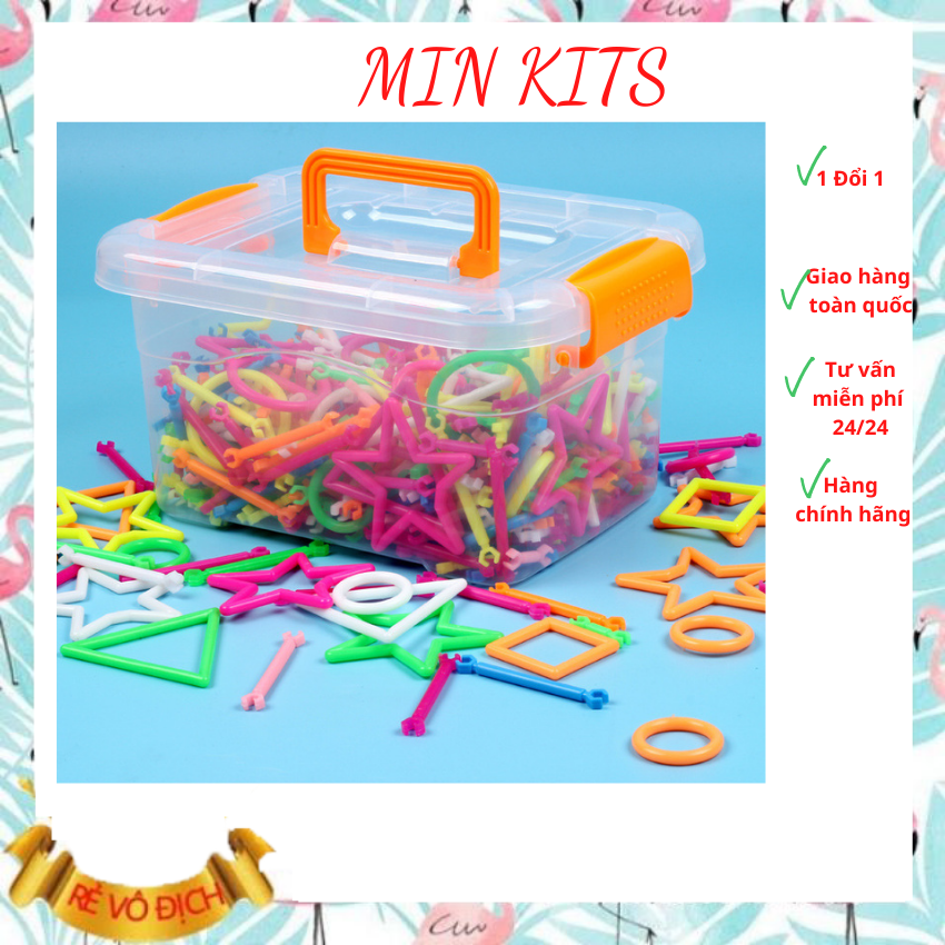 Đồ Chơi Xếp Hình Que Diêm Tư Duy sáng Tạo Cho Bé Từ 3 - 7 Tuổi