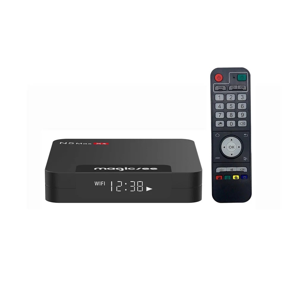 Android tivi box magicsee n5 max x4 chip s905x4 android 11 ram 4gb bộ nhớ 32gb phiên bản 2022