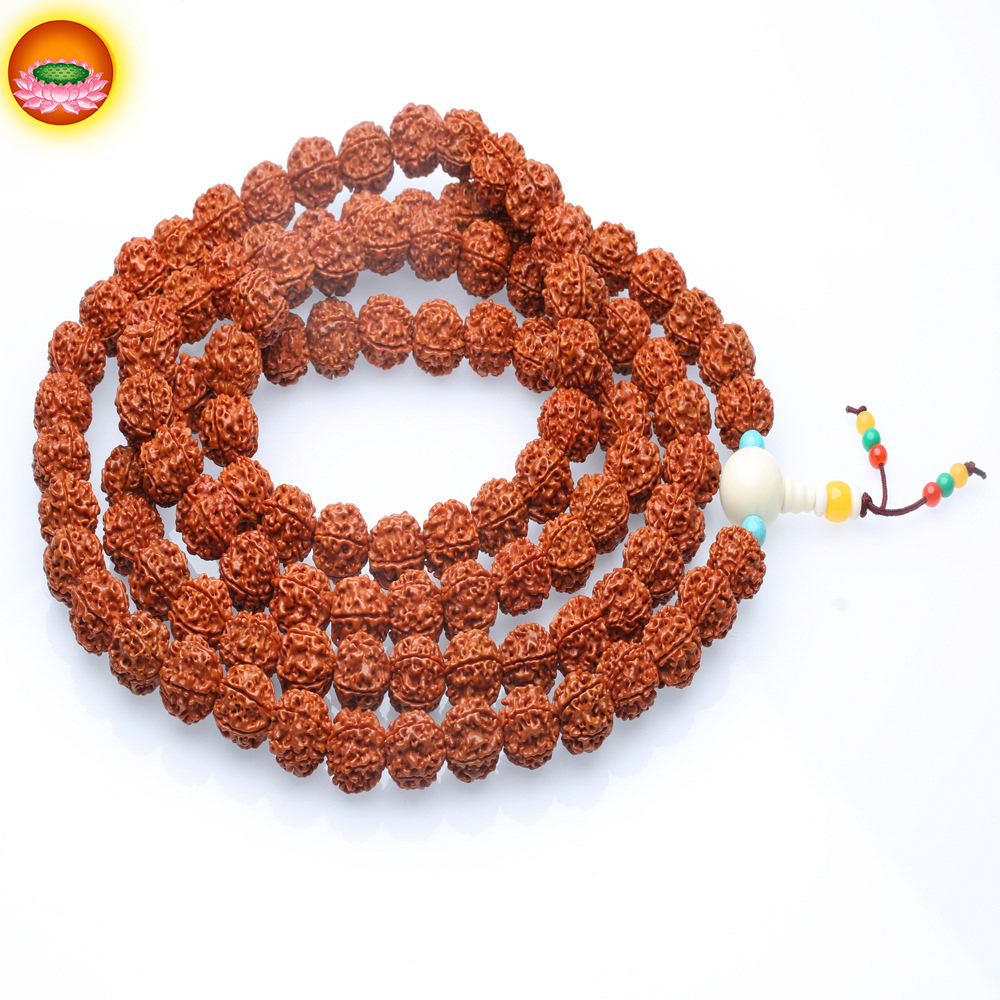 Tràng hạt bồ đề 108 hạt, kích thước hạt 16mm, Vật phẩm trợ duyên trong quá trình tu tập độ thân