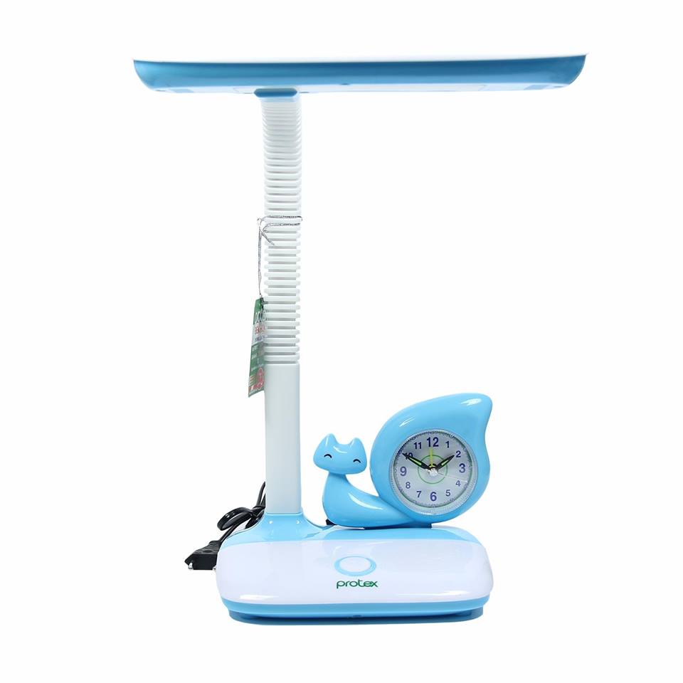 Đèn học chống cận thi protex model pr007 màu xanh có bóng