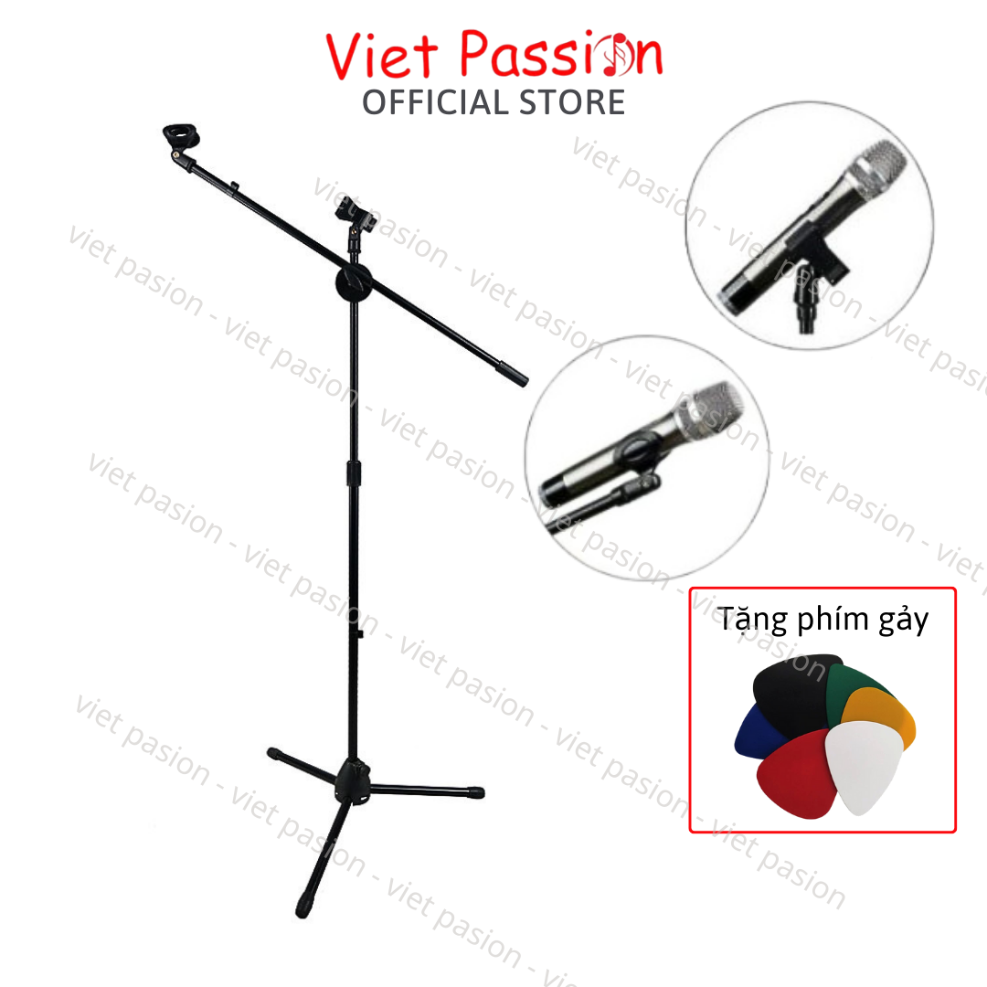 Chân micro đứng phòng thu, phòng hát karaoke gia đình, hát live stream Viet Passion HCM