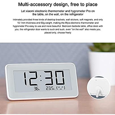 Ẩm kế điện tử thông minh Xiaomi mijia electronic thermo-hygrometer pro cam kết hàng đúng mô tả chất lượng đảm bảo an toàn đến sức khỏe người sử dụng