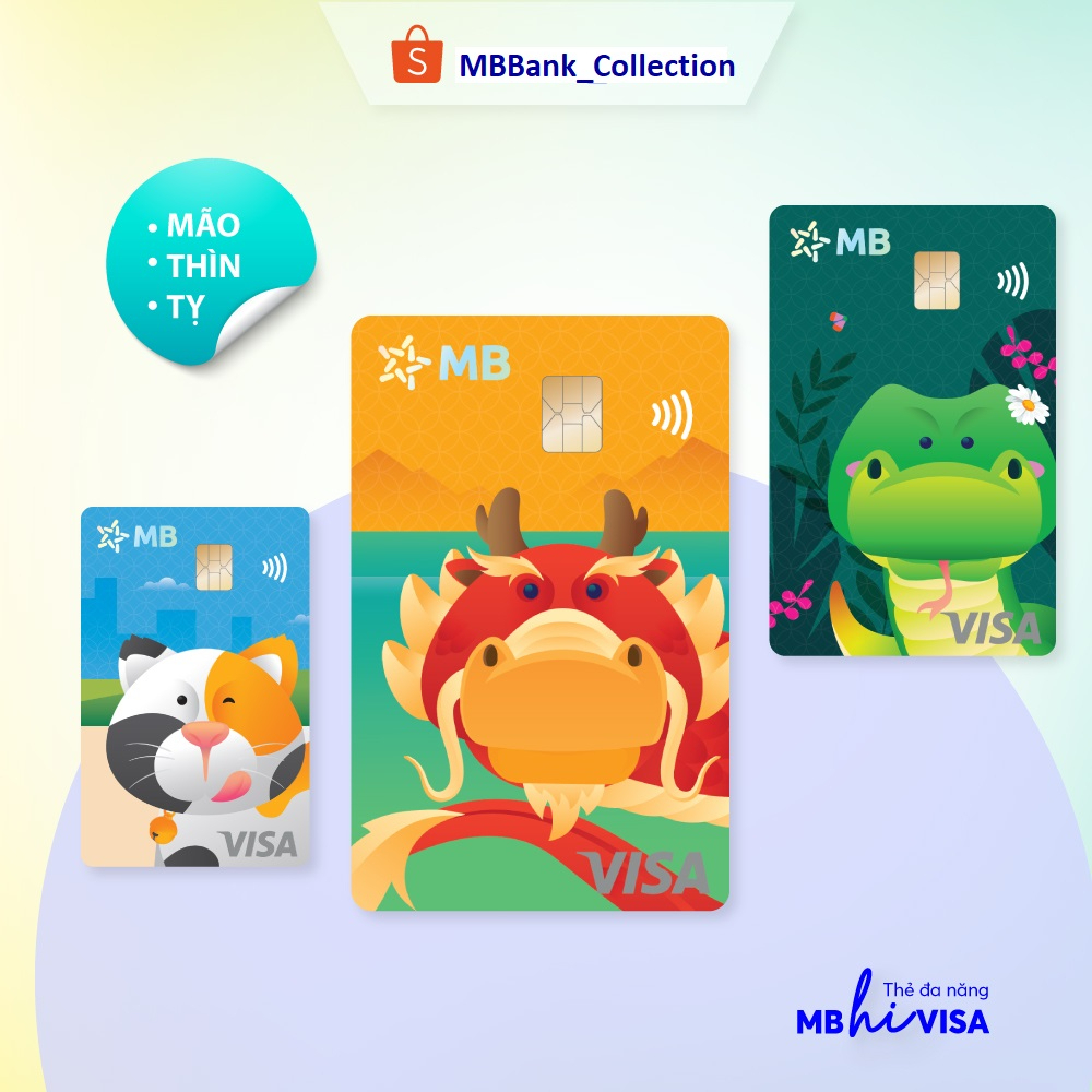 Bộ Sưu Tập Thẻ Mb Hi Visa Collection - 12 Con Giáp (Mão-Thìn-Tỵ)