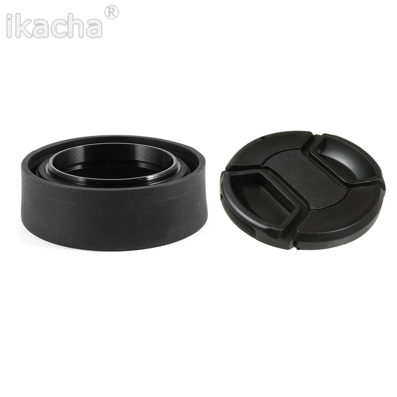 ❂ 49mm 52mm 58mm 55mm 62mm 67mm 72mm 77mm 82mm Rubber Tele Wide-Angle Lens Hood Standard Telephoto L