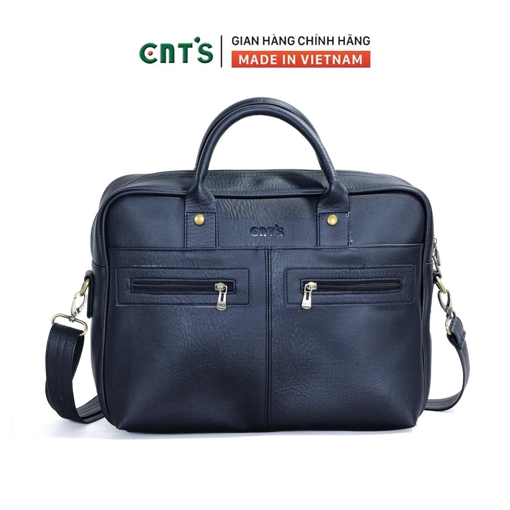 [FREESHIPMAX] Cặp xách da công sở CNT HQ13 đẳng cấp
