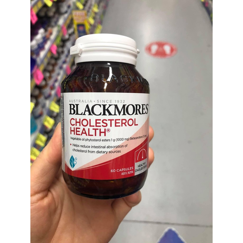 Giảm Mỡ Máu - Blackmores Cholesterol Health 60 Capsules