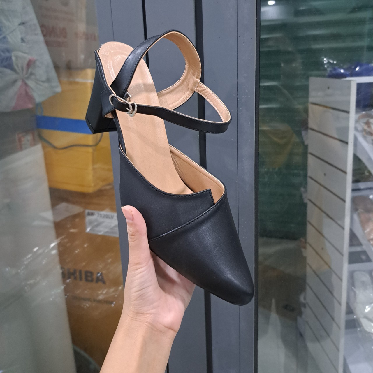(HCM)giày cao gót nữ big size 40 41 42 43,giày nữ size lớn,giày ngoại cỡ