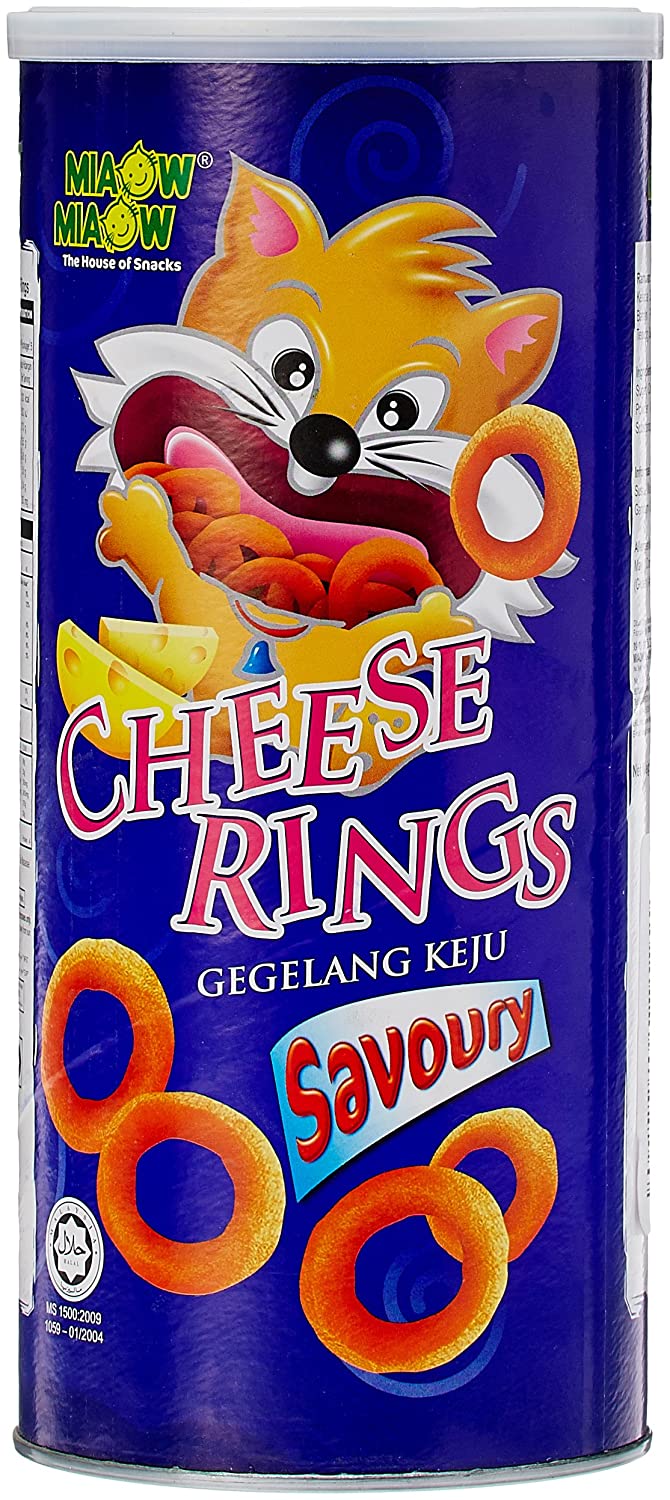 Bánh Snack Miaow Miaow Cheese Ring 100gr