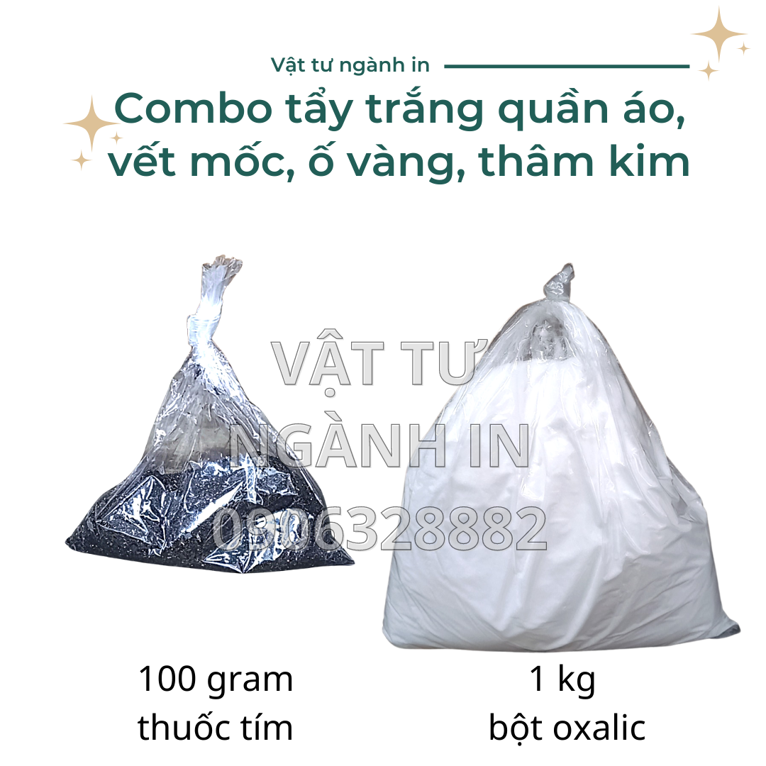 Tẩy mốc ố vàng quần áo bằng phương pháp dân gian bột chanh, bột tím giúp quần áo trắng sạch