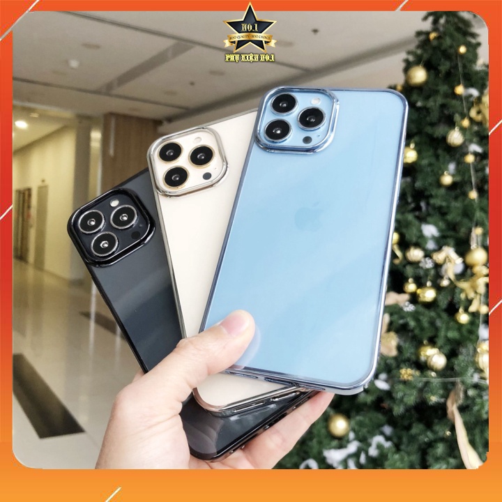 Ốp lưng trong bất tử viền màu cao cấp iphone 13 , 13 pro , 13 pro max