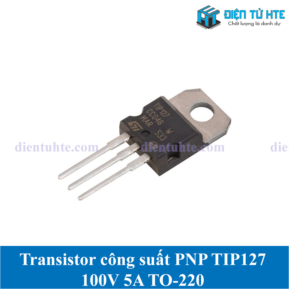Combo 4 Transistor công suất PNP TIP127 100V 5A TO-220
