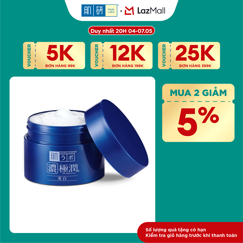 Kem dưỡng trắng dạng gel Hada Labo Koi-Gokujyun Whitening Perfect Gel 100g