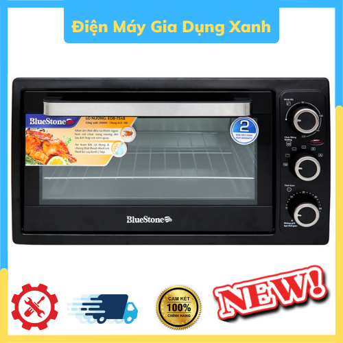 Lò nướng bluestone eob-7548 38l chính hãng 100% bh 24 tháng công suất, nhiệt độ: 2000w 0-230 độc dung tích 38 lít đủ rộng để nướng gà nguyên con dưới 1.5 kg, 1 ổ bánh bông lan tầm 22 cm...