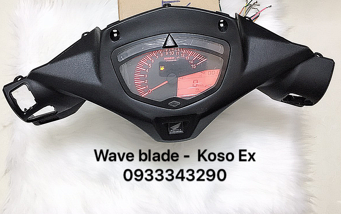 [Tặng kèm bao tay Spider] Trọn bộ bợ cổ Wave Blade chế đồng hồ Koso Ex, cam kết hàng đúng mô tả, mang tính chất thẩm mỹ cao, lắp gáp dễ dàng, chất lượng đảm bảo