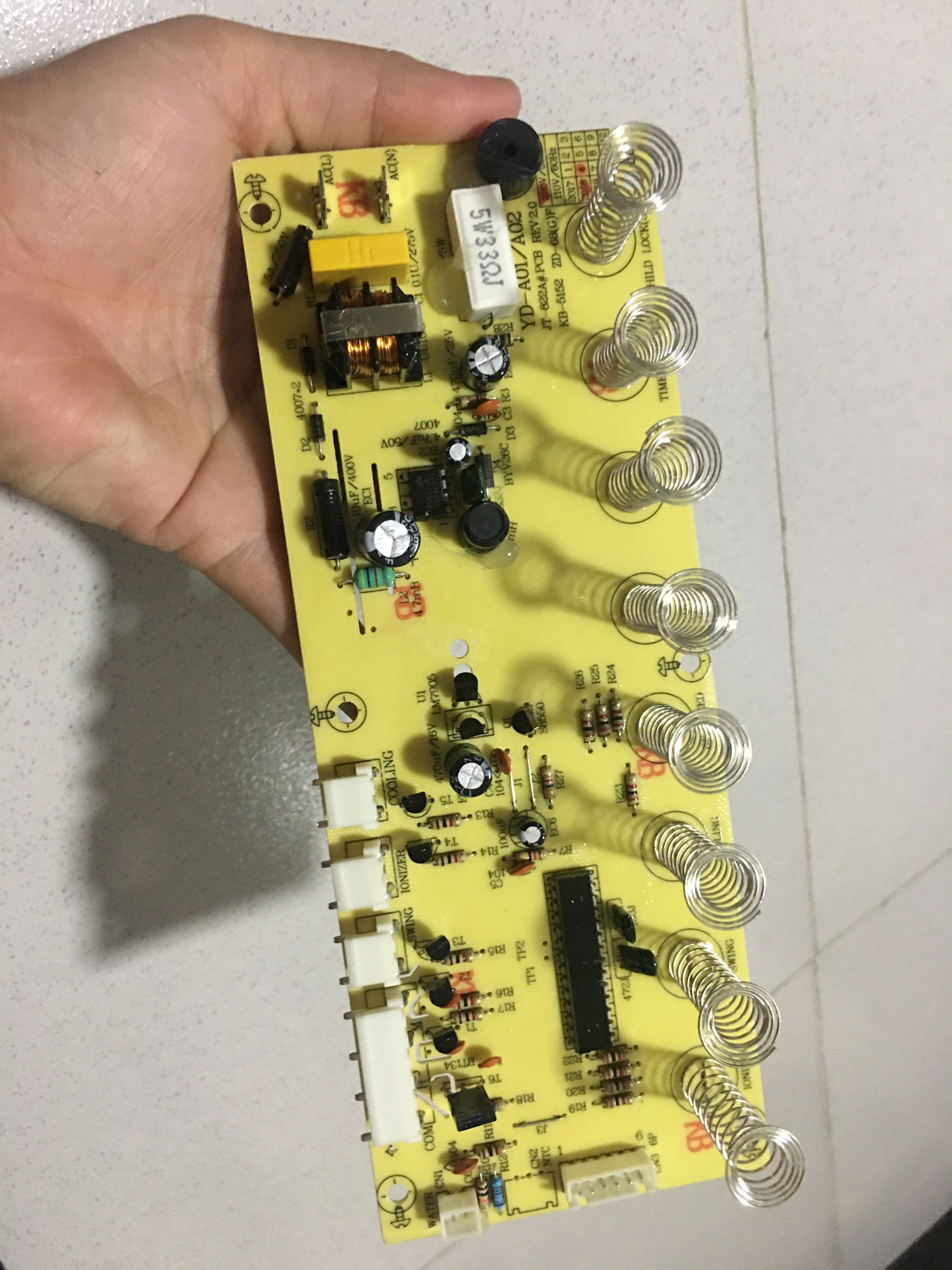 Bo mạch điều khiển quạt điều hoà Sunhouse  SHD7730