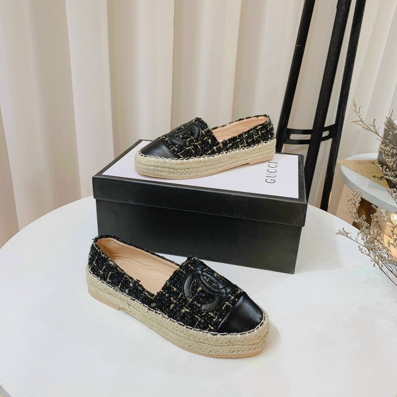 [SenXanh] Giày slip on cói chất xù chữ x đế siêu nhẹ - 2P