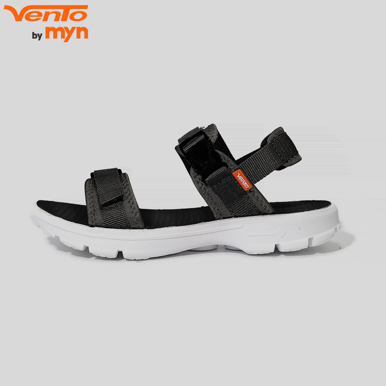 Giày Sandal Vento Nữ - W1 H07007 - công nghệ IP - quai dán- màu Đen