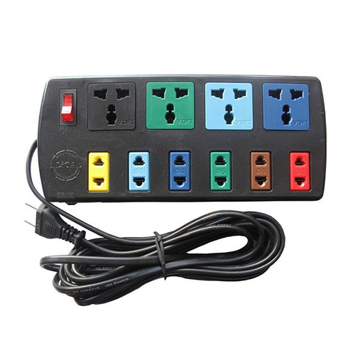 Ổ cắm lioa 10 ổ cắm dây dài 3 mét có công tắc - 4d6s32