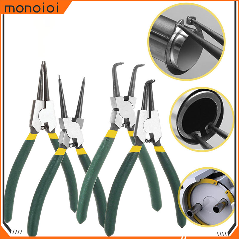 Monqiqi Kìm phe 7inch chất liệu thép hợp kim chống gỉ - Kìm mở phe trong ngoài, kìm mở phe đa năng, kiềm mở khoe, kìm mở phe