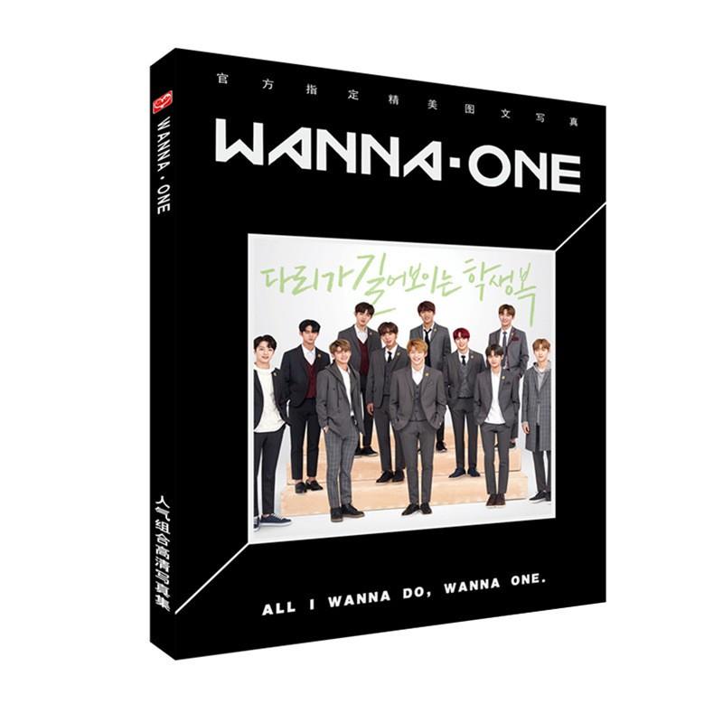 Photobook Wanna One album ảnh tặng kèm poster tập ảnh in hình thần tượng Hàn Quốc