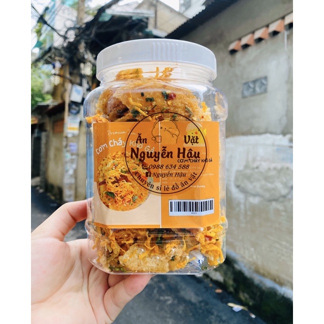 Cơm cháy lắc khô gà hộp 500gr