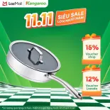 Chảo inox chống dính đáy từ cao cấp size 20cm Kangaroo KG01F120