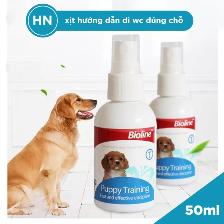 Bioline xịt đi vệ sinh đúng chỗ cho chó 50ml