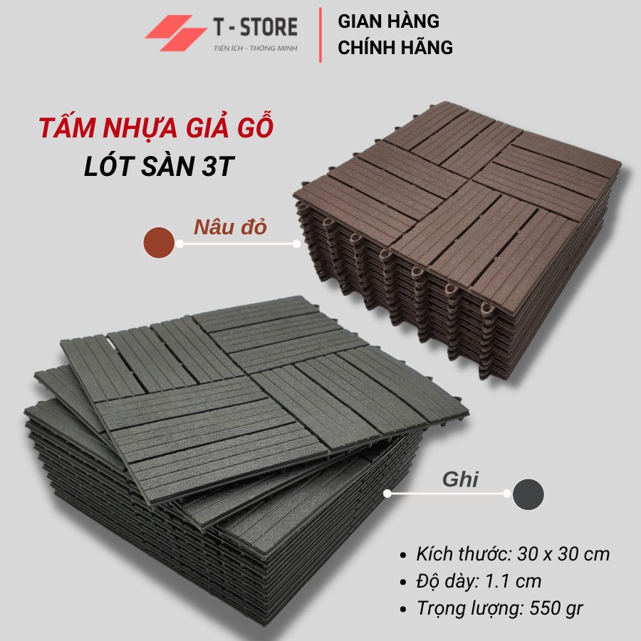 Combo 11 Tấm Lót Sàn 12 NAN Ban Công/ Bể Bơi/ Nhà Vệ Sinh/Sân Vườn/ Sân Thượng/Tiểu Cảnh/Hành Lang/Nhà Bếp/Văn phòng . Vỉ Nhựa, Thảm Nhựa Siêu Bền Nhựa Upvc Chống Trơn, Đập Không Vỡ .