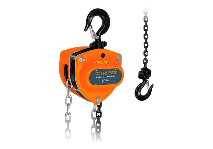 Palăng xích công nghiệp kéo tay 3m, 1.5 tấn, truper - 16825 trọng lượng palăng: 16.4kg pol-1-1/2