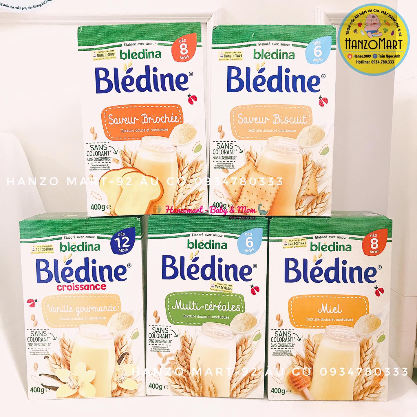 Bột lắc sữa Bledina - Bột Pha Sữa Bledine Pháp 400gam