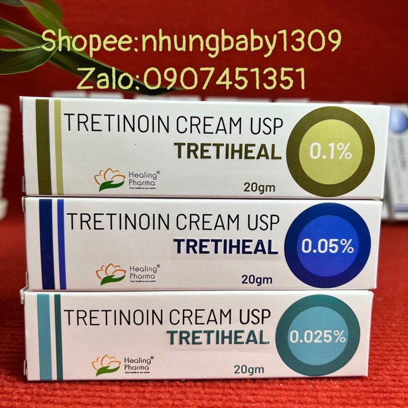 Kem tretinoin tretiheal chống lão hoá