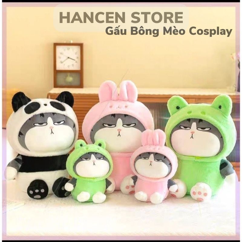 Gấu bông Mèo lườm cosplay - Gấu bông mèo hoàng thượng cosplay