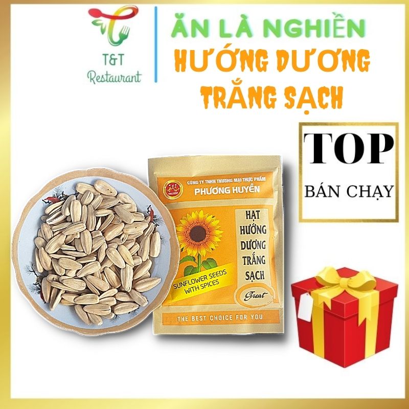 Hướng Dương Trắng Sạch vị mặn ngọt, Hướng dương phương huyền food gói 50g