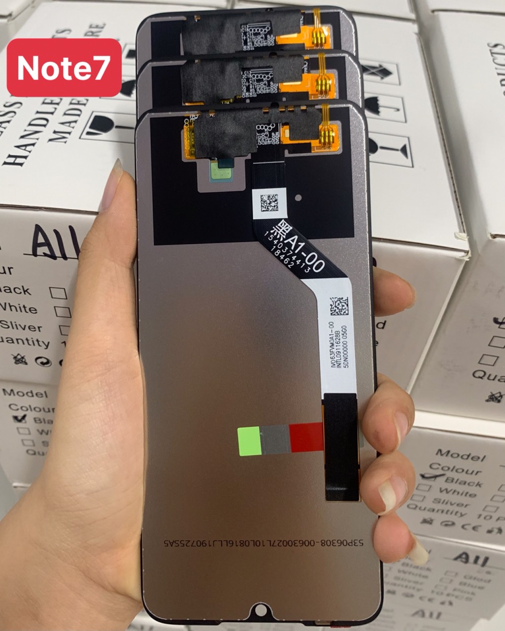 Màn hình full Xiaomi Redmi Note 7 / Redmi Note 7 pro nguyên bộ màu đen