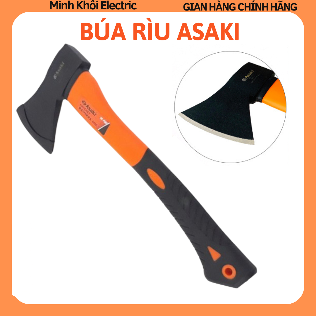 Búa rìu Asaki,rìu đa năng,búa rìu đa năng,búa đinh cán dài,búa rìu cán nhựa,búa lúc giác,búa bi,búa nhổ đinh,búa rìu kìm đa năng,búa nhổ đinh, búa thép,búa đóng đinh,búa PCCC,búa phá bê tông