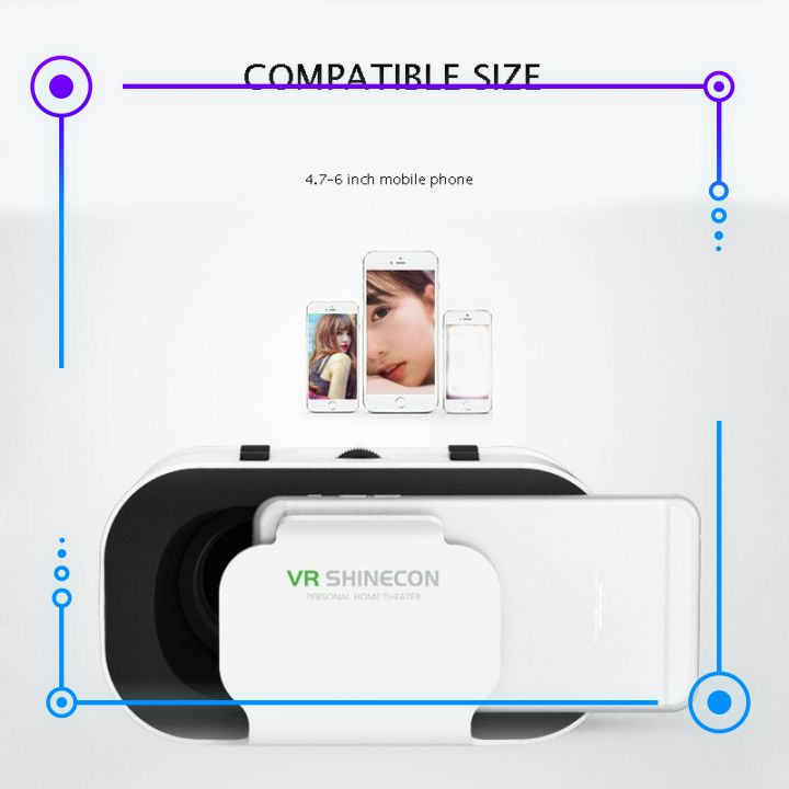 Kính thực tế ảo VR Plus Shinecon chính hãng phiên bản mới. Thấu kính cao cấp không đau mắt phù hợp mọi loại điện thoại. Xem phim 3D 5D chân thật rõ nét
