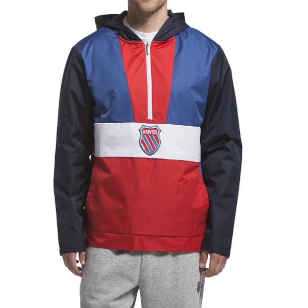 Áo khoác K-Swiss Poppin Windbreaker xanh navy
