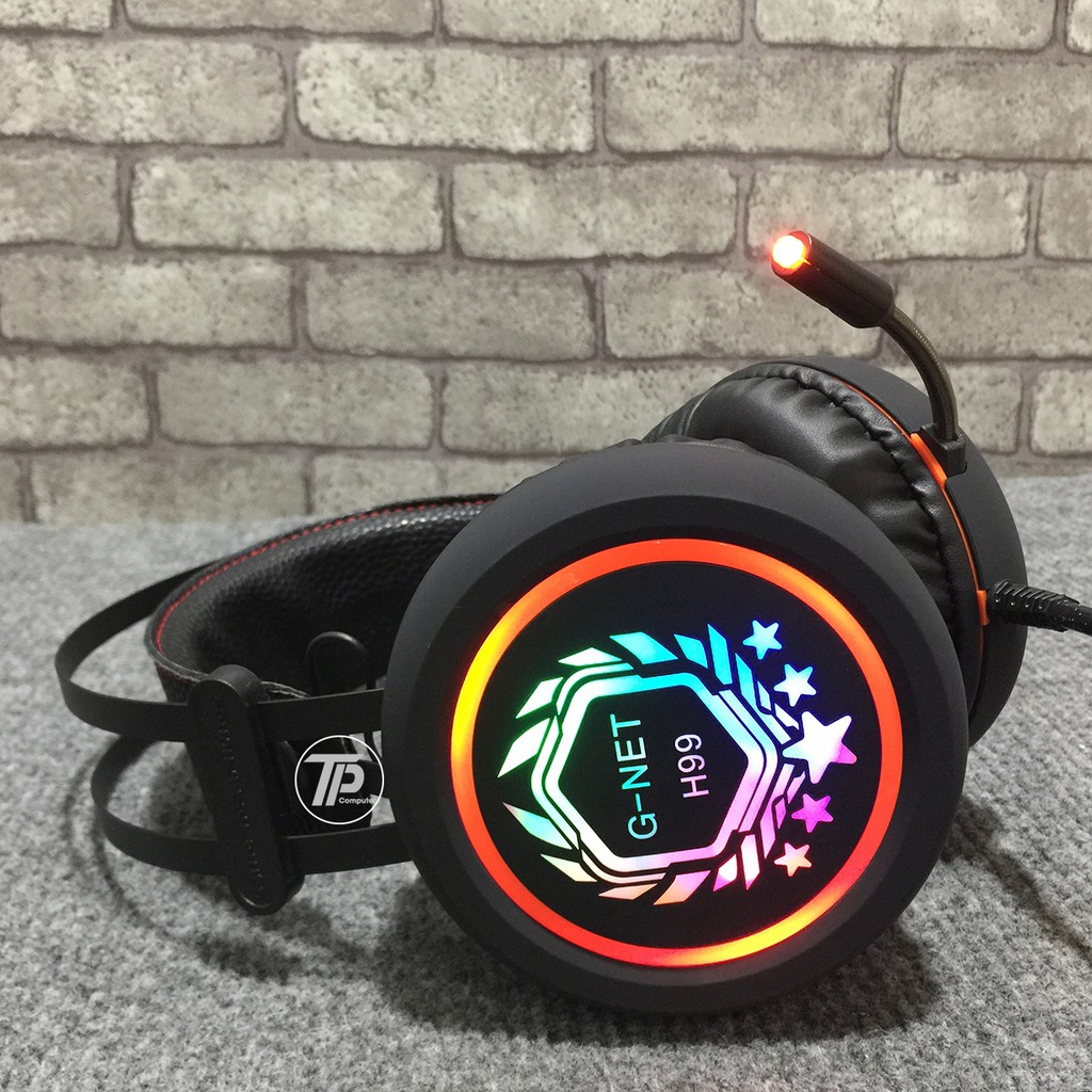 Tai nghe chuyên game g-net h99 có led cực xịn headphone gaming cao cấp tai nghe chụp tai có micro chuyên nghiệp cho game thủ âm thanh cực đỉnh