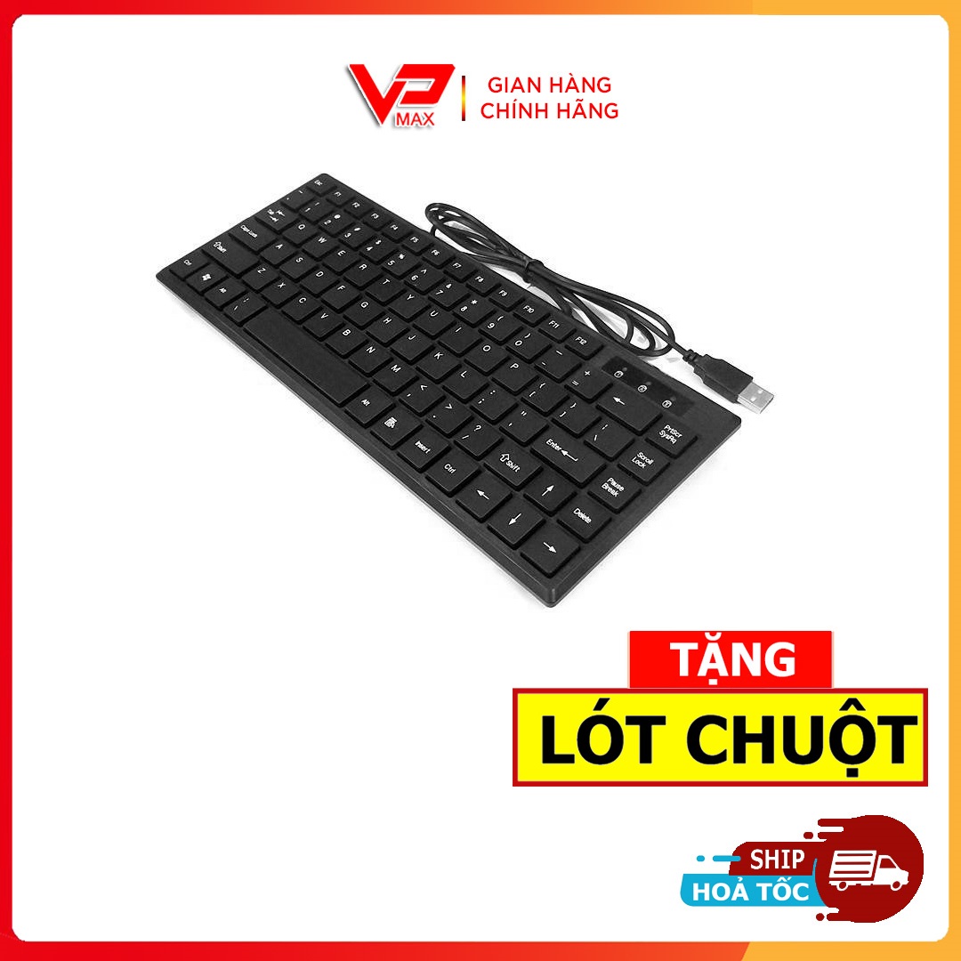 Bàn phím mini tặng lót , bàn phím máy tính văn phòng chơi game r8 k1000 phím g21b led rgb cực xịn phím bấm êm nảy - vpmax