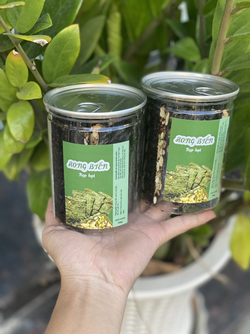 Rong biển kẹp hạt dinh dưỡng chay mặn đều dùng được - 150gr