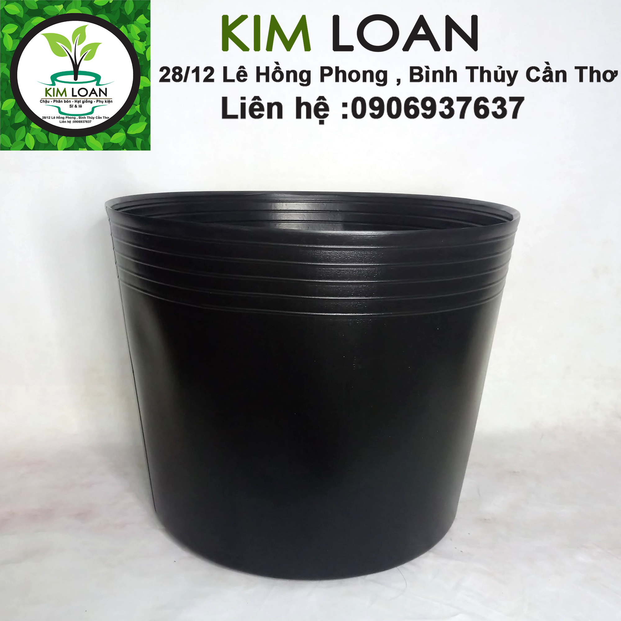 Combo 50 chậu nhựa đen mềm C13 35x27cm dày và bền [NHẬN BÁN SỈ, GIAO TOÀN QUỐC]