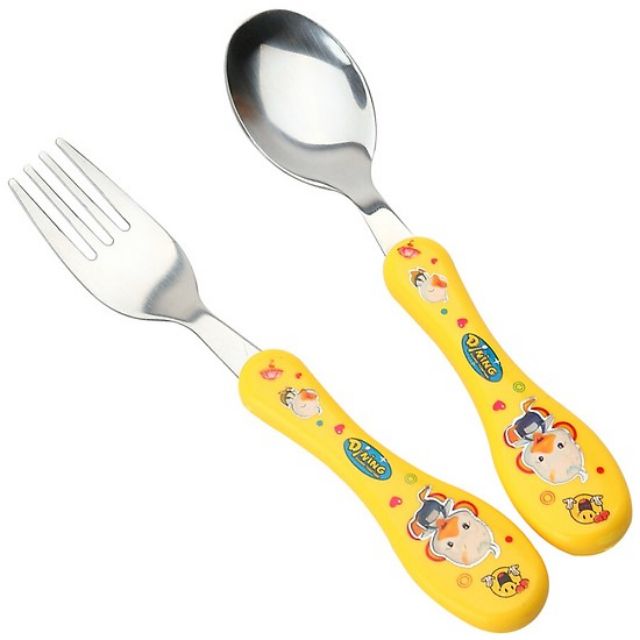 Bộ thìa dĩa inox cao cấp dinning cho bé
